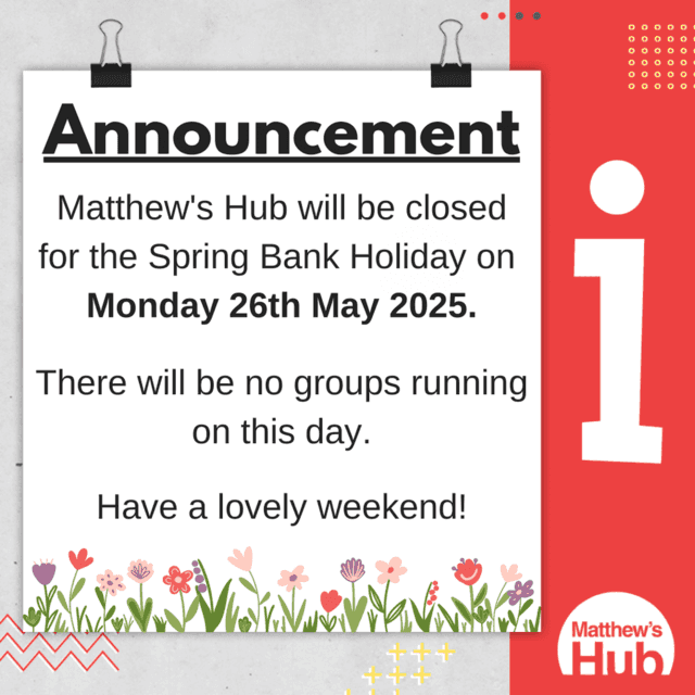 Bank holiday Announcement