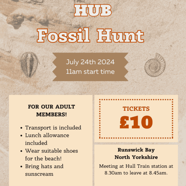 Fossil Hunt flyer