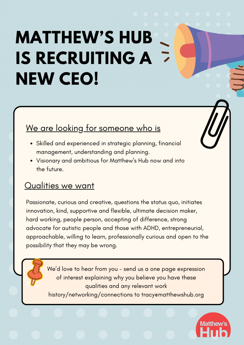 NEW CEO WANTED